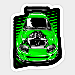 Supra 2JZ Turbo Retro Boost JDM Tuning Fan Car Sticker